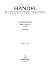 Concert Grosso Op. 9, No. 11 Study Scores sheet music cover